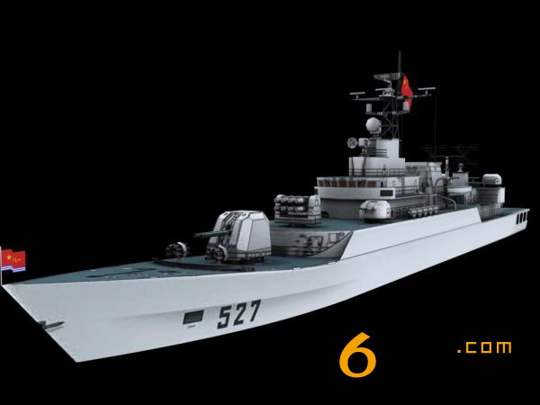 孟津3d护卫舰模型